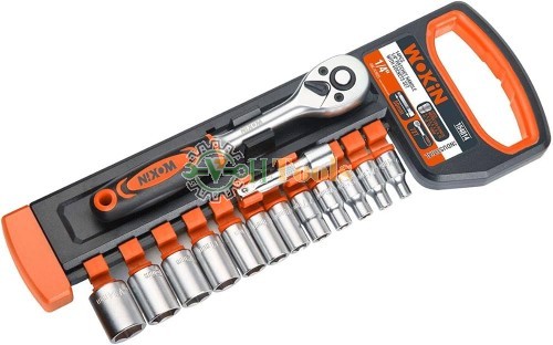 154810 B 1/4" RATCHET HANDLE WITH SOCKETS SET