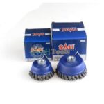 Twisted wire cup brush