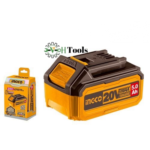1 (17) Ingco Lithium-Ion battery pack 20v 5.0Ah - Image 1