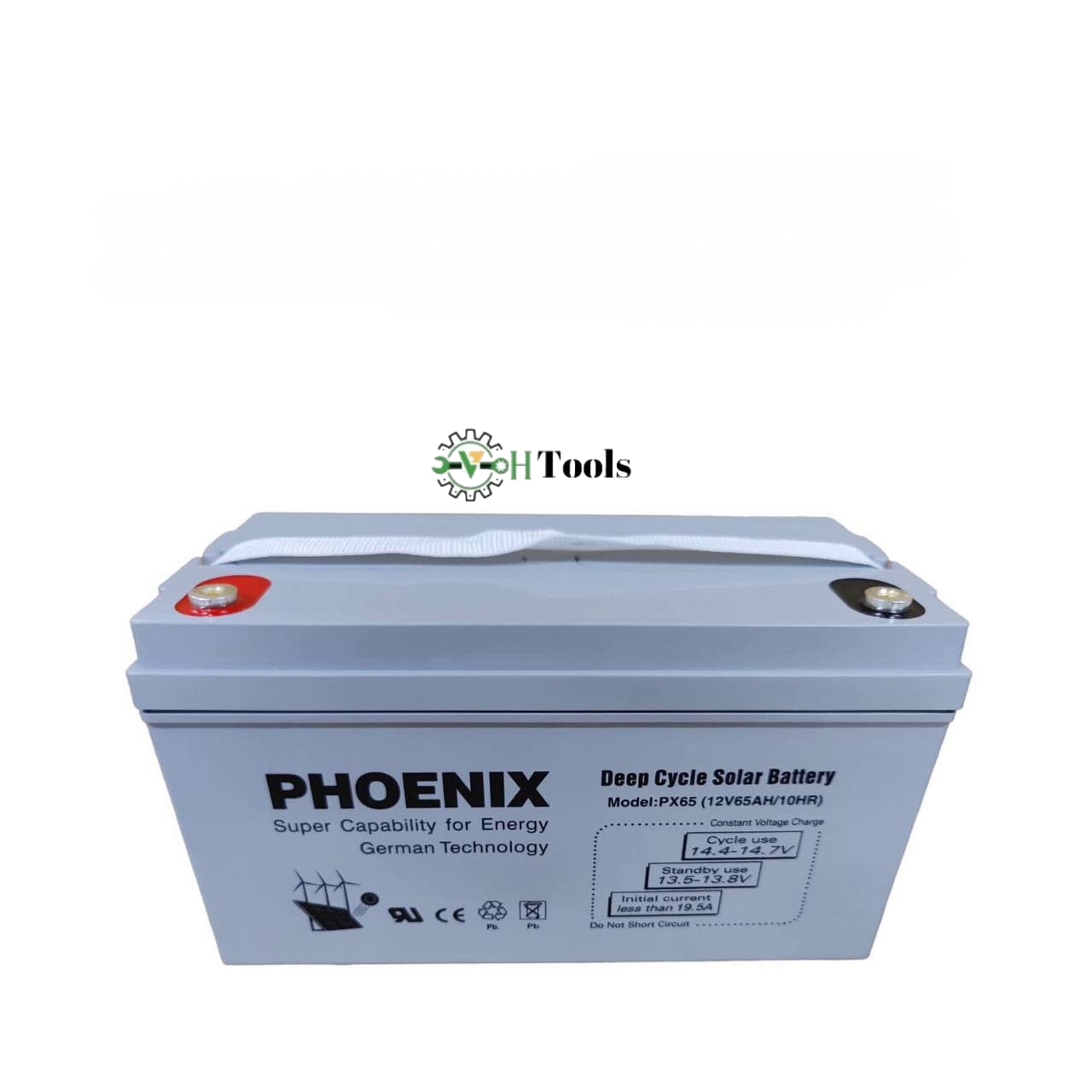 76eea1d0-a3be-4f31-be30-692240498e24 Pheonix 65Ah Solar Gel Deep Cycle Battery - Image 1