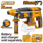 Ingco Cordless rotary hammer 20V - Image 2