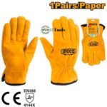 Ingco Leather gloves Size:10" - Image 2