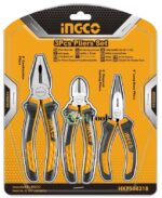 Ingco 3 Pcs pliers set - Image 3