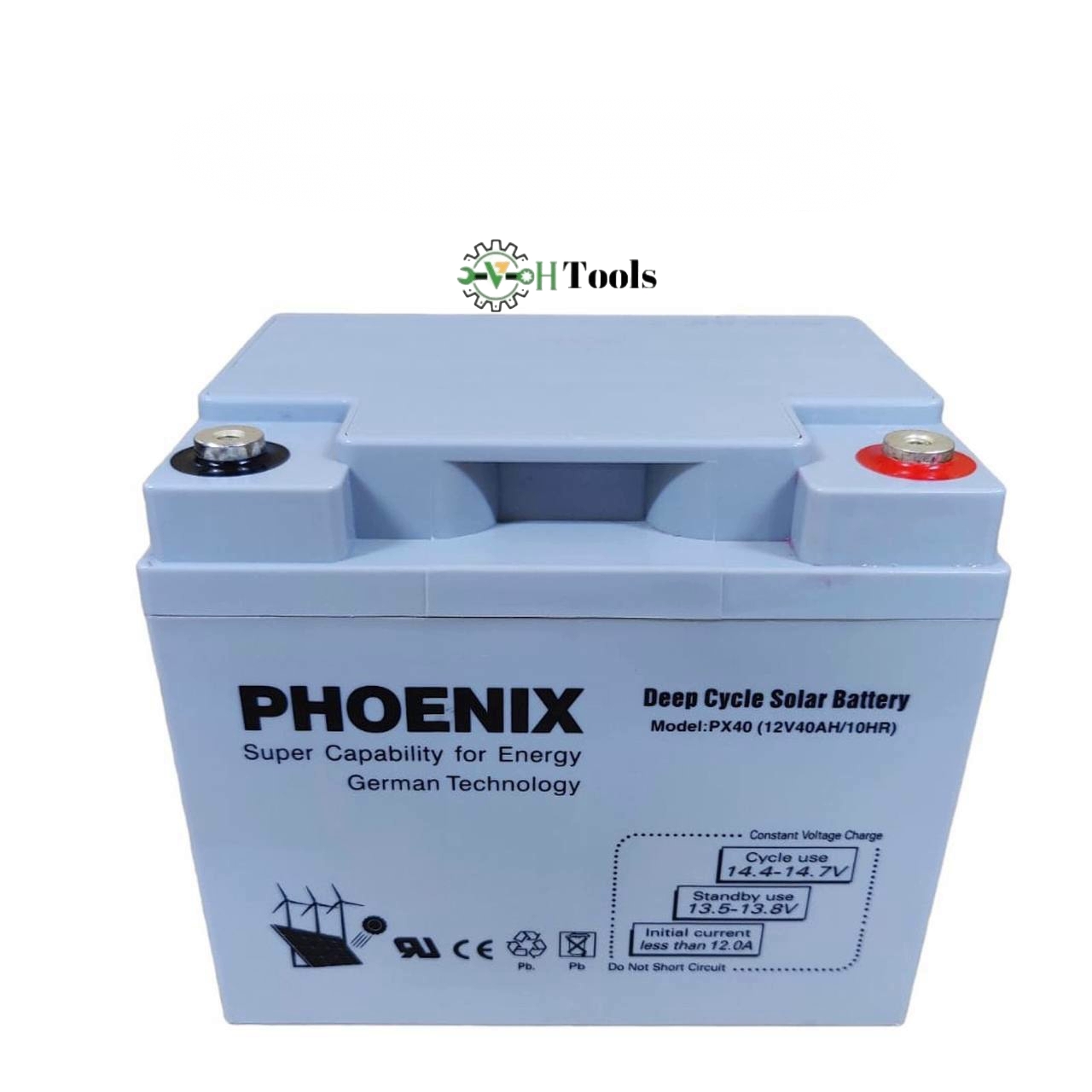 d85bdd15-70d3-4a7f-82dd-2ab507ea199a Pheonix 40Ah Solar Gel Deep Cycle Battery - Image 1