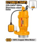 Ingco Submersible pump 370W(0.5HP) Max.head:17m - Image 2