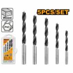 Ingco 5 Pcs wood drill bits set - Image 2