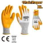 Ingco Latex gloves Size:XL - Image 2