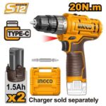 Ingco Lithium-Ion cordless drill 12V - Image 2