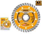 Ingco Turbo diamond disc 115(4-1/2")X22.2mm - Image 3