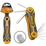 Ingco 8pcs hex key( Pocket) Size:2mm,