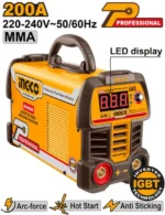 Ingco Inverter MMA welding machine 200A - Image 3