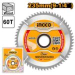 Ingco TCT saw blade 235mm(9-1/4") 60T - Image 3