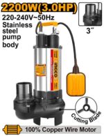 Ingco Sewage submersible pump 2200W(3.0HP) Max.head:13m - Image 3