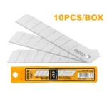 Ingco 10 Pcs 18mm knife blades set - Image 3