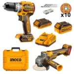 Ingco Cordless 2 pcs combo kit