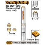 Ingco 4" Deep well pump 370W(0.5HP) Max.head:48m - Image 2