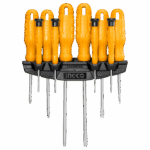 Ingco 10 Pcs screwdriver and precision screwdriver set - Image 2