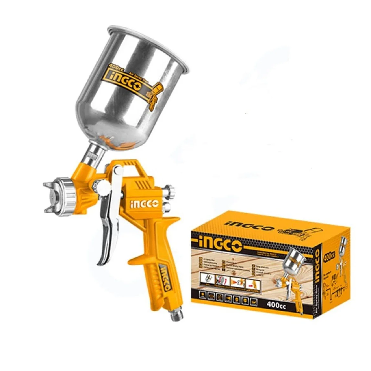 1_6a0bd030-de17-4884-9662-d84aa2ddc757 Ingco Air spray gun 400cc - Image 1