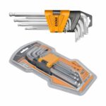 Ingco 9pcs ball point hex key set Material:S2 - Image 2