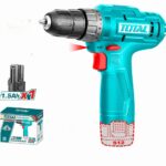 Total Lithium-Ion cordless drill 12V 20Nm
