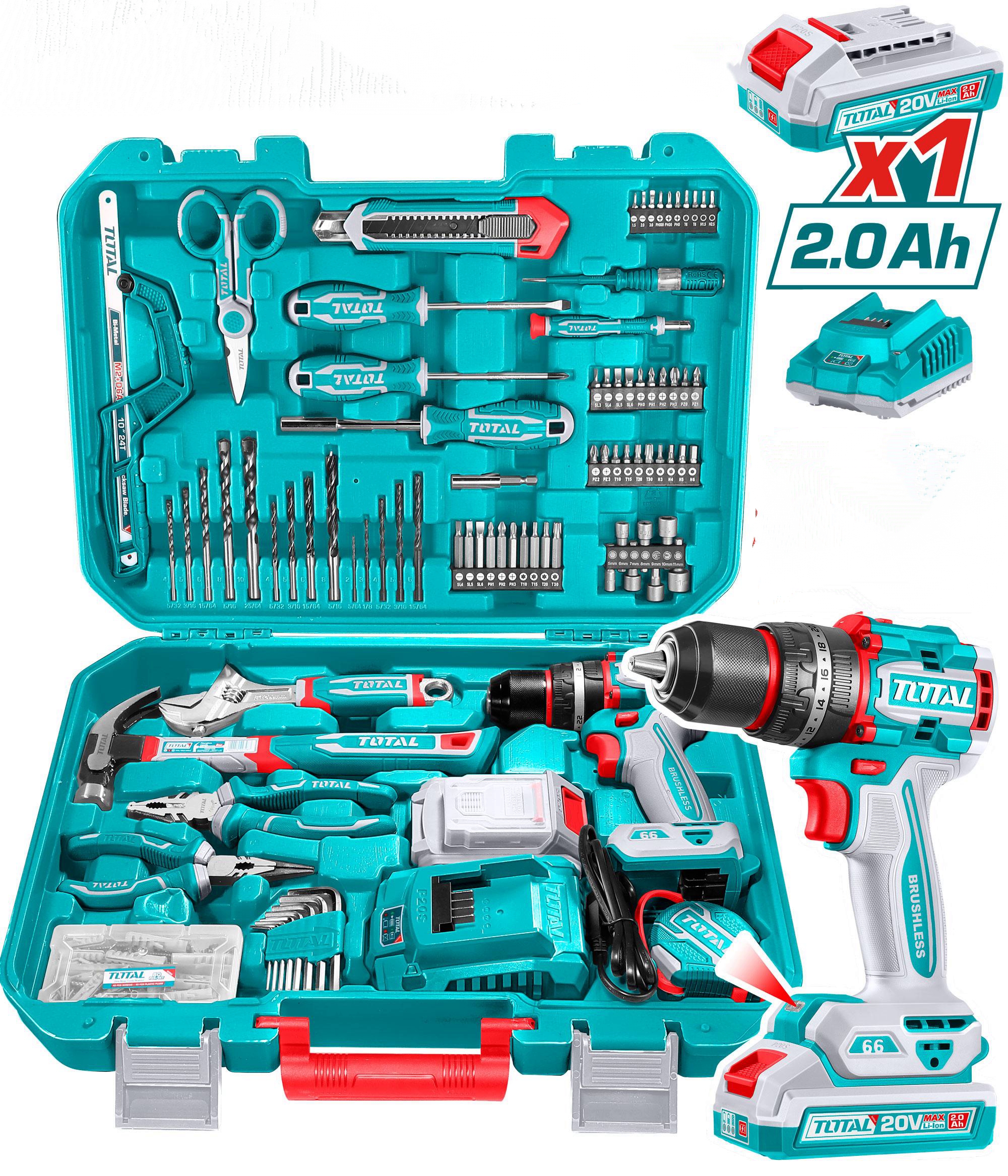 THKTHP11652 Total 165 Pcs Tools set - Image 1