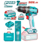 Total Brushless cordless impact drill 96Nm - Image 4