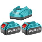 Total P20S Lithium-Ion battery and charger kit 4.0Ah*2