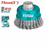 Total Wire cup brush Dia: 75mm, 3" - Image 3