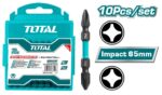 Total Impact Screwdriver bit PH2+PH2 65mm 10pcs/set - Image 2