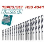 Total HSS twist drill bits set 19pcs - Image 2