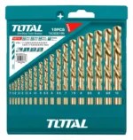 Total HSS twist drill bits set 19pcs