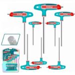 Total 8 Pcs T-handle hex wrench set