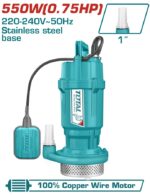 Total Submersible pump 550W(0.75HP) Max.head:25M - Image 2