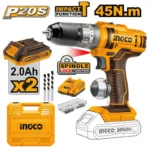 Ingco Lithium-Ion impact drill 20V 45Nm - Image 3