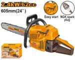 Ingco Gasoline chain saw Displacement:62cc 2.4kW - Image 2