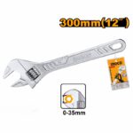 Ingco Adjustable wrench Length:300mm(12") - Image 3