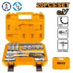 Ingco 20 Pcs 1/2" socket set - Image 3