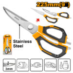 Ingco Kitchen scissors Size:225mm(9") - Image 3