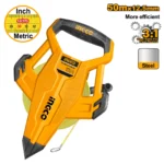 Ingco Steel measuring tape 50mx12.5mm - Image 3