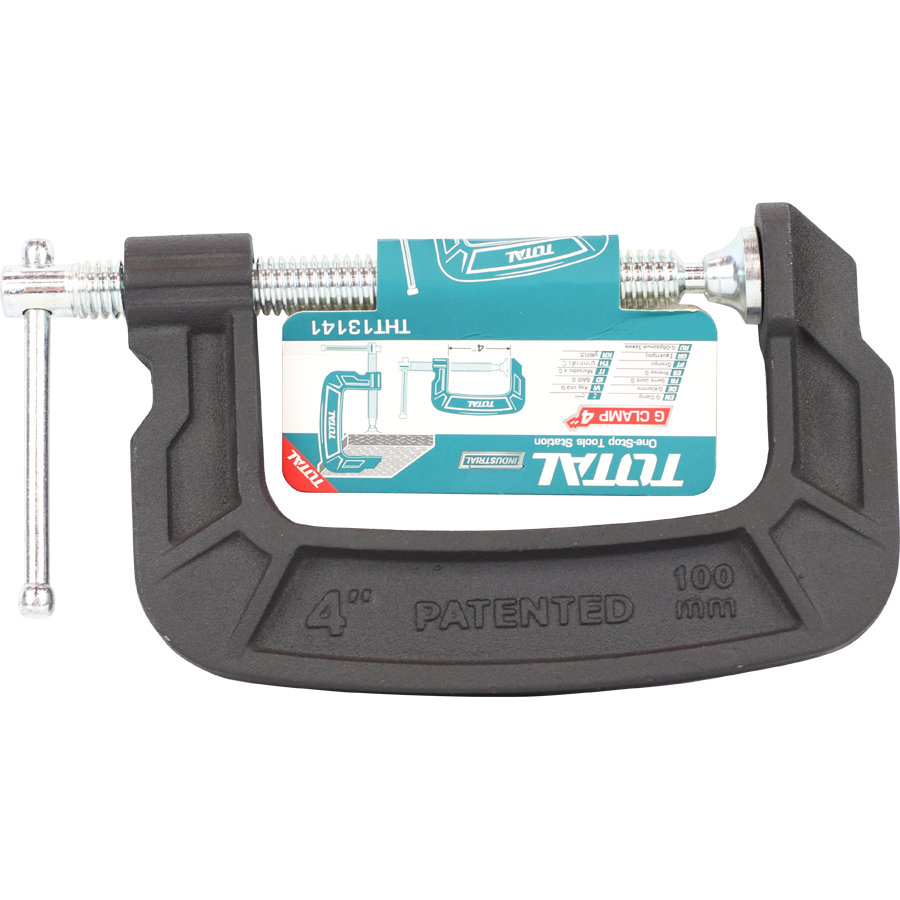 THT13141 Total G clamp Size:4' - Image 1