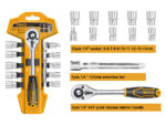 Ingco 12 Pcs 1/4" socket set - Image 2