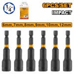 Ingco 6 Pcs impact magnetic nut set - Image 2