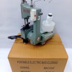 Portable electric bag closing sewing machine