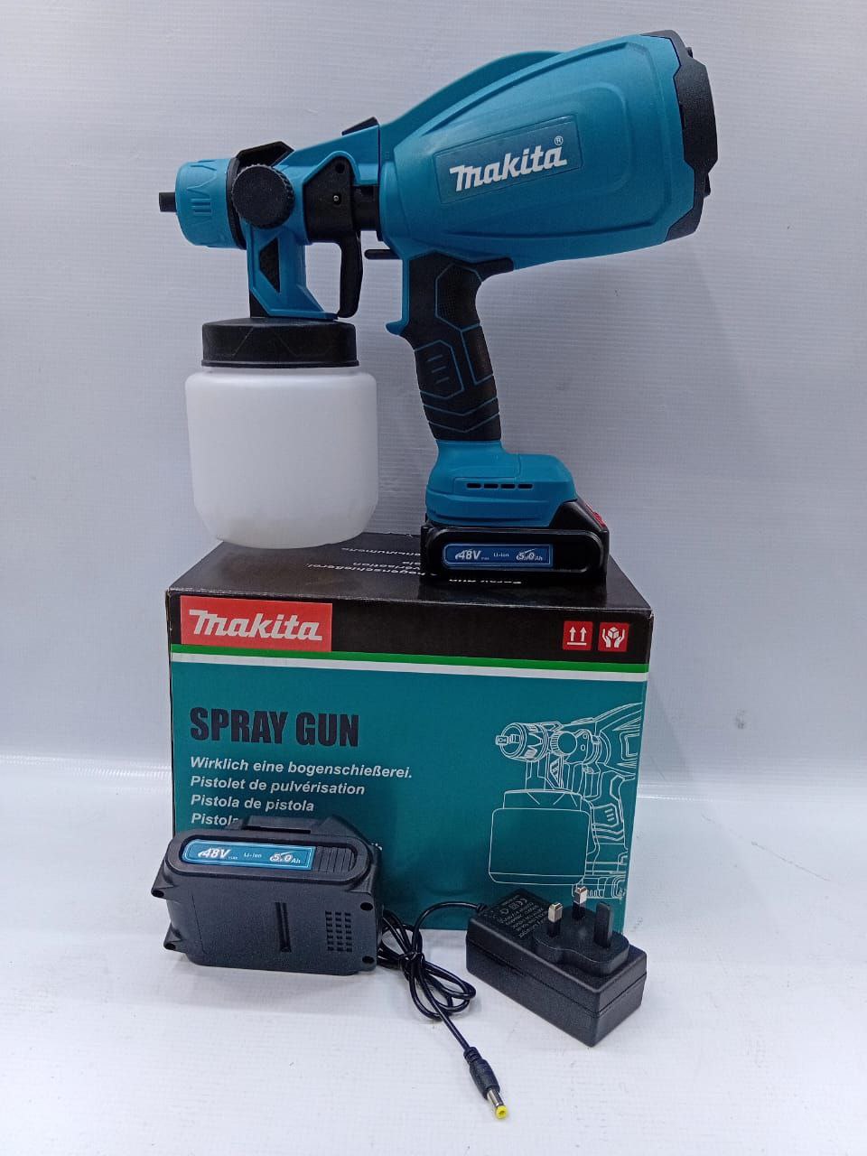 552a2a0b-d7f4-46b1-899e-48b426ed2d29 Makita cordless spray gun - Image 1