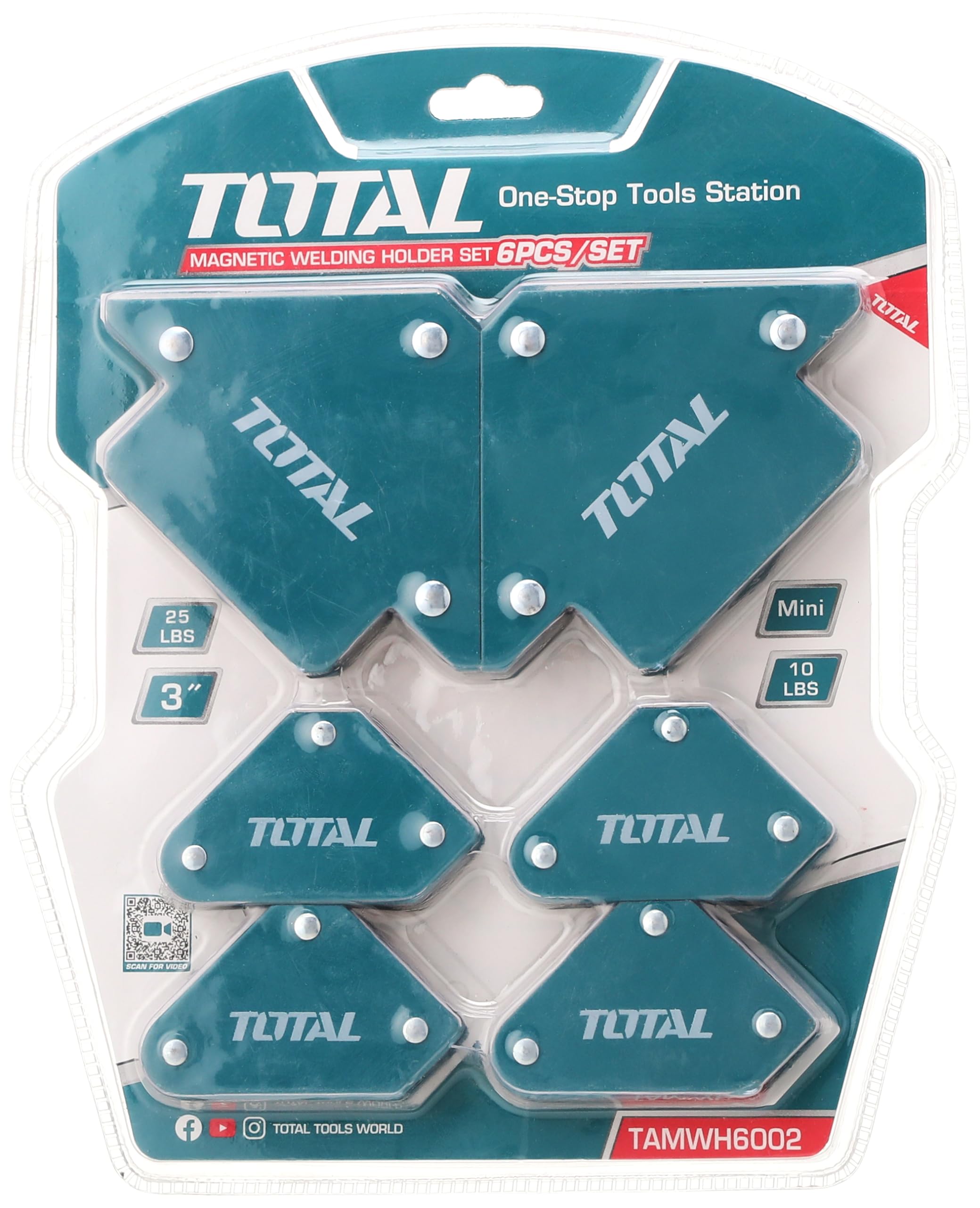 818U2ouSLCL Total Magnetic welding holder set 6pcs - Image 1