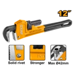 Ingco Pipe wrench Size:12" (300mm) - Image 3