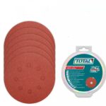 Total Sanding sheet for random orbital sander Size:125mm 50Pcs