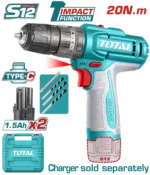 Total Cordless impact drill Voltage: 12V 20Nm - Image 3