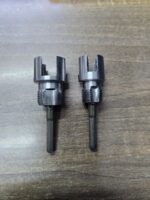 Integrated male and female threading tool