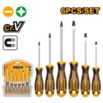 Ingco 6 Pcs screwdriver set - Image 2